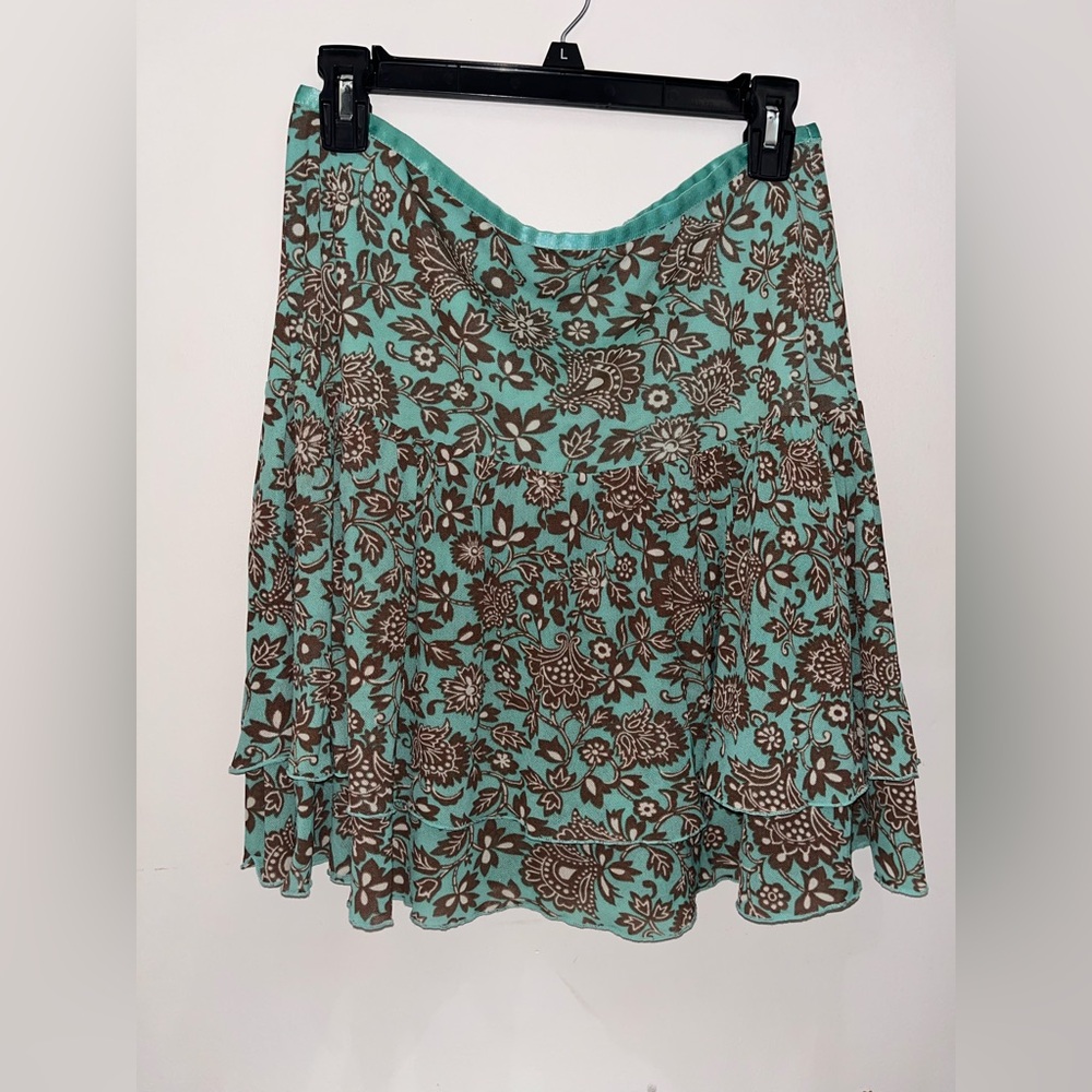 New York & Company Paisley Skirt